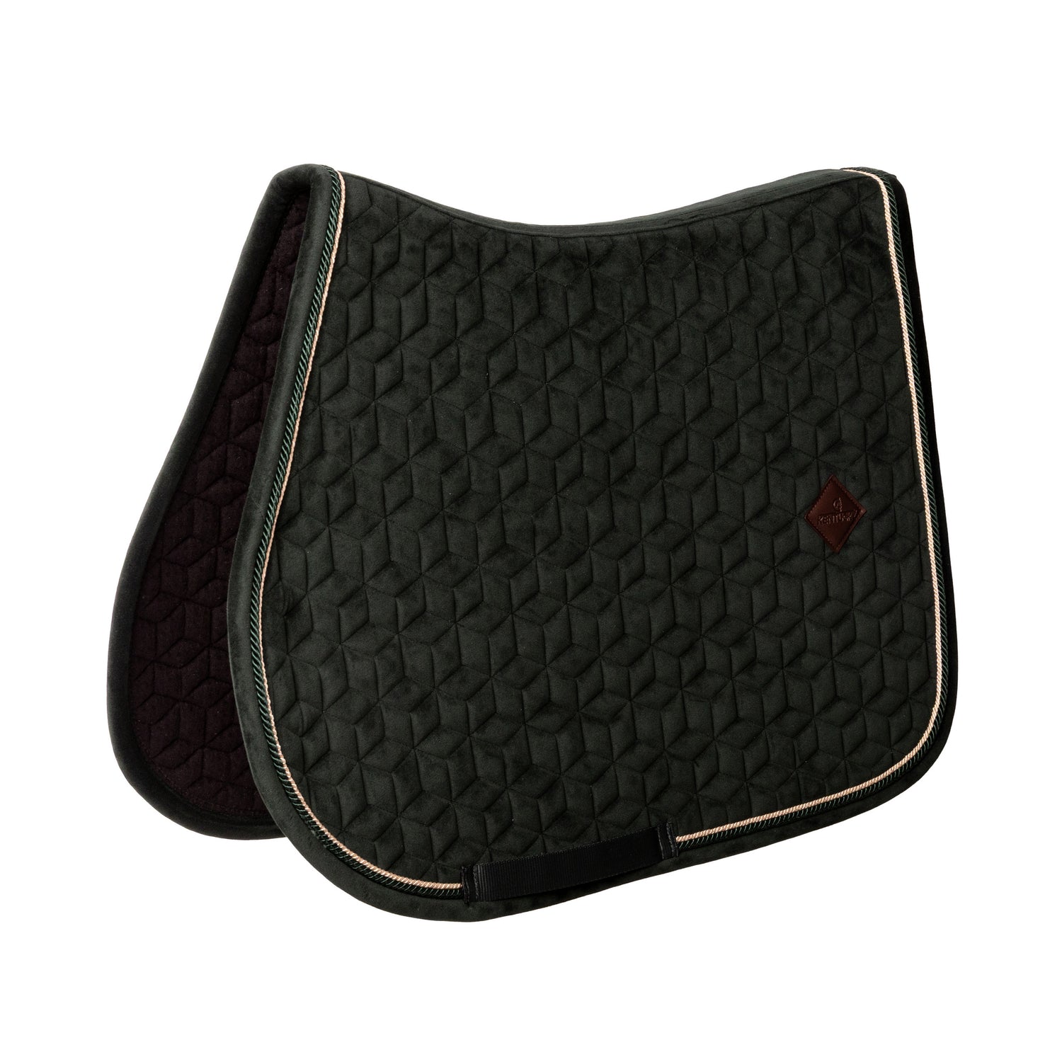 pine green horse saddle pad