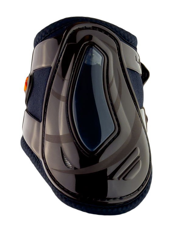 Hind boots for show jumping in brown