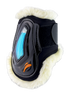 Velcro strap fetlock boots for show jumping