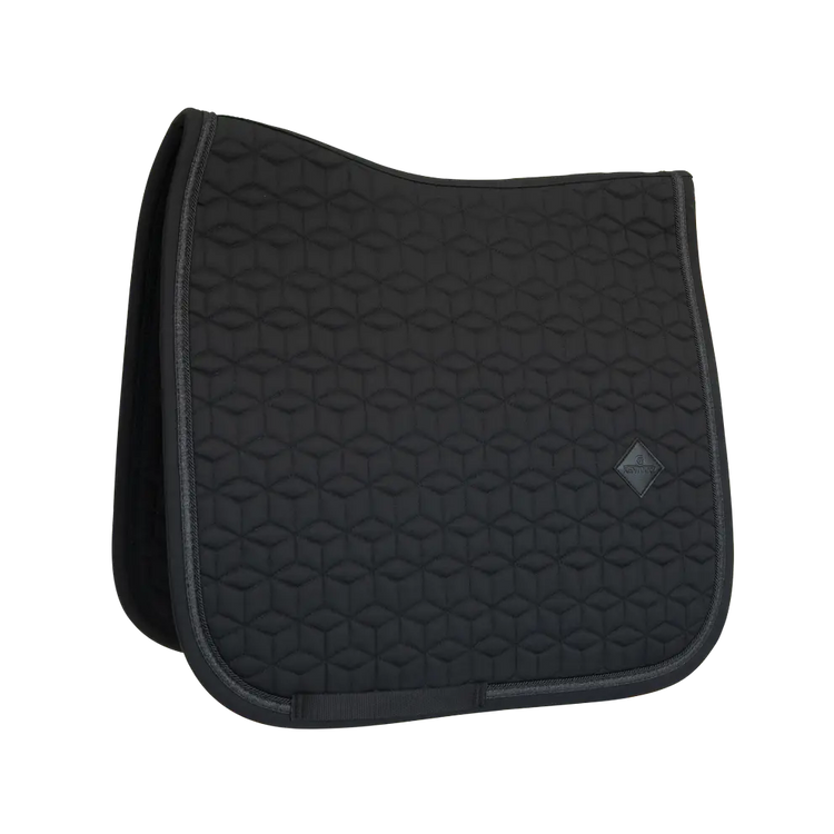 Black Dressage saddle blanket with glitter