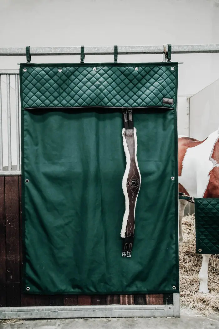 Dark Green stable curtain