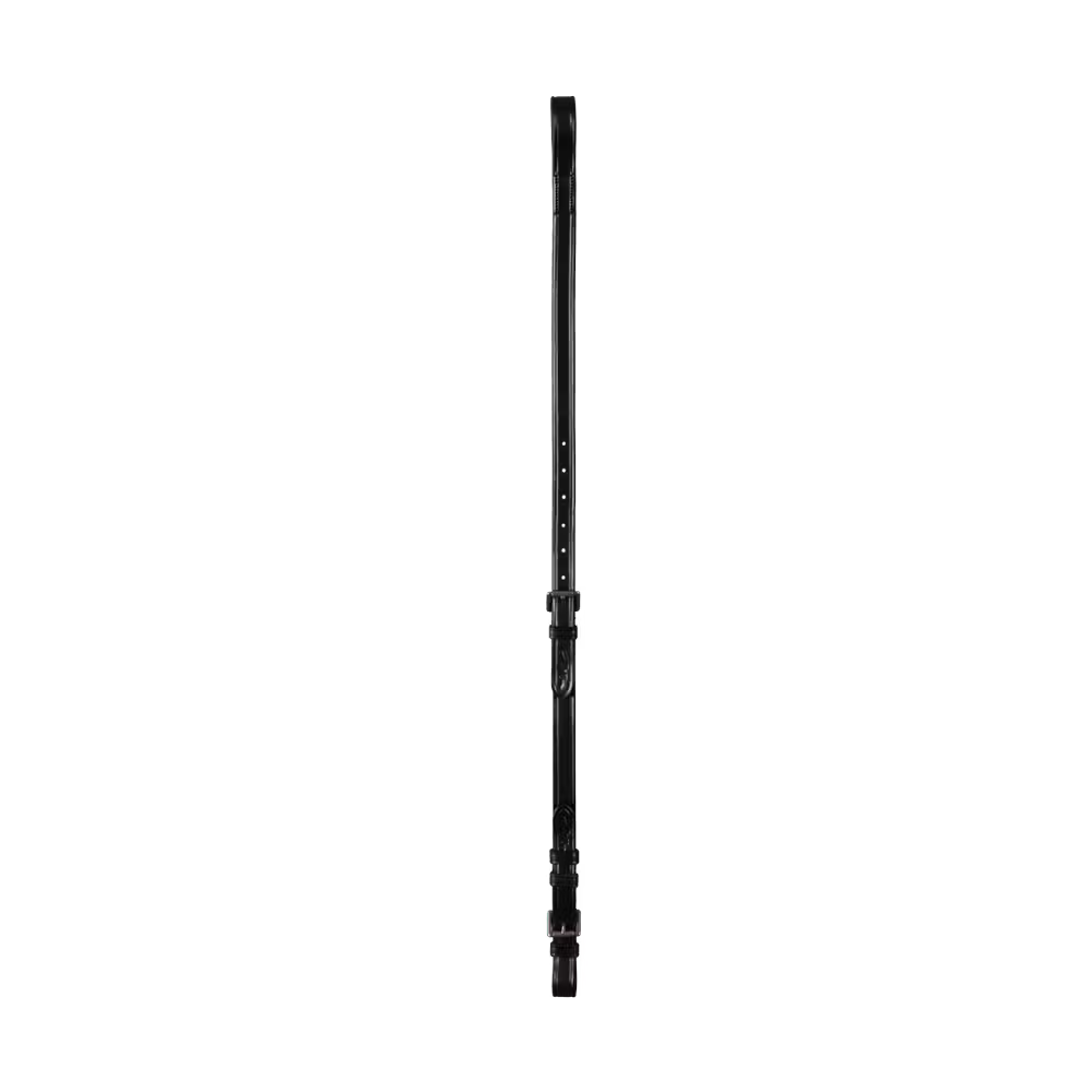 Leather standing martingale attachment in black