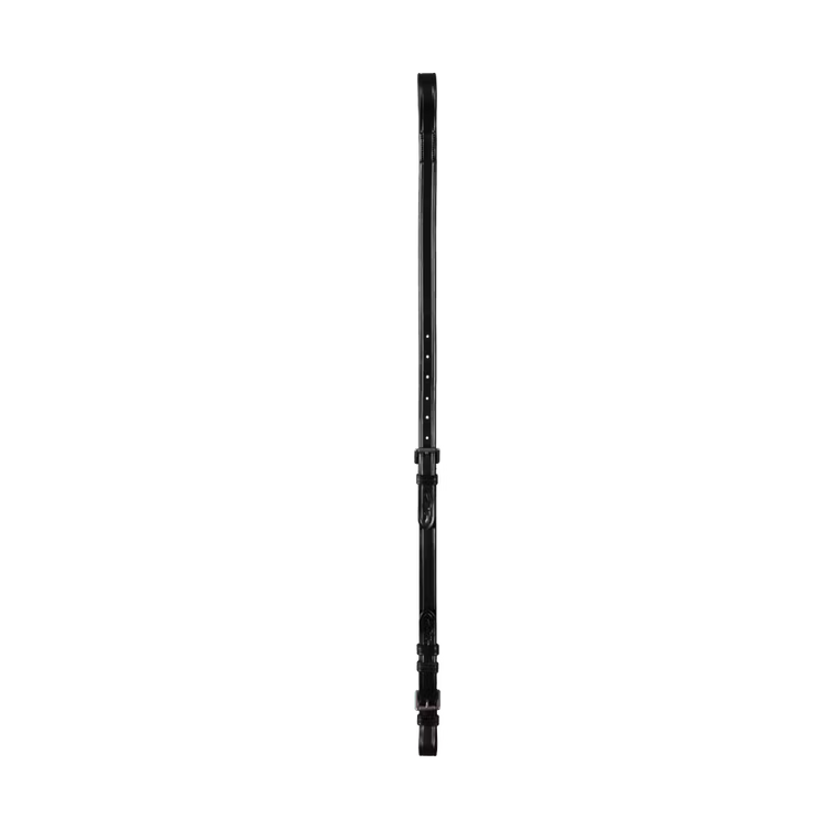 Leather standing martingale attachment in black