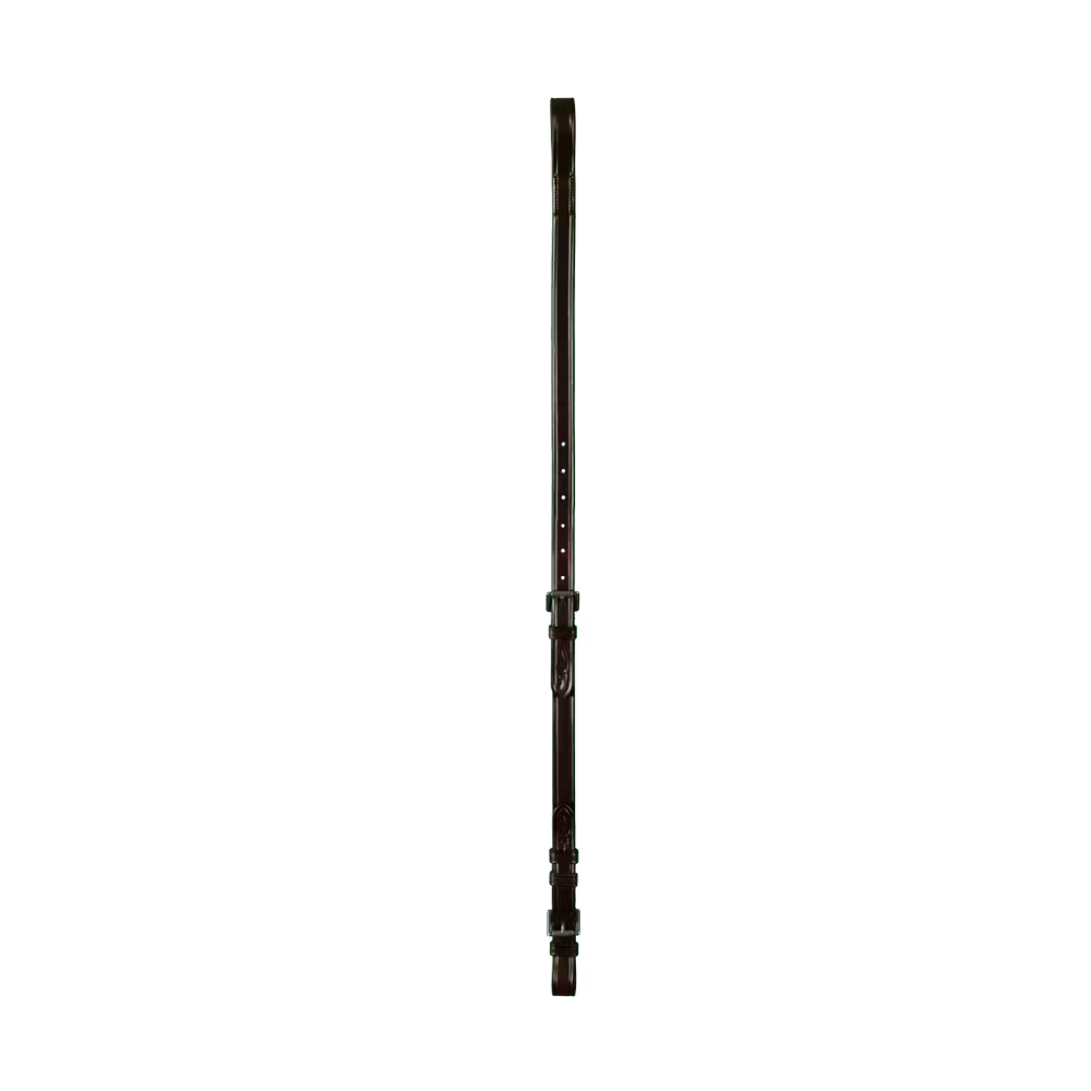 Brown leather standing martingale attachment