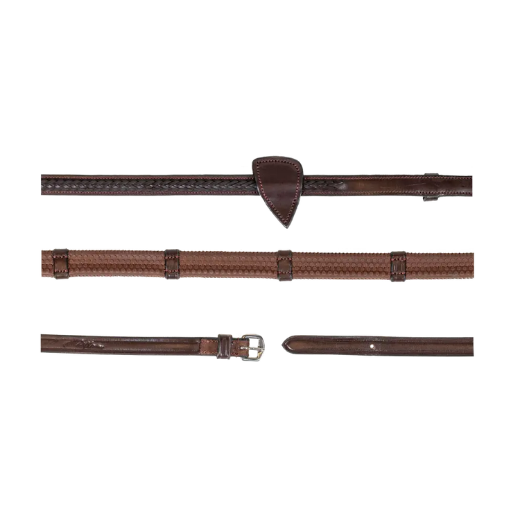plaited rubber reins