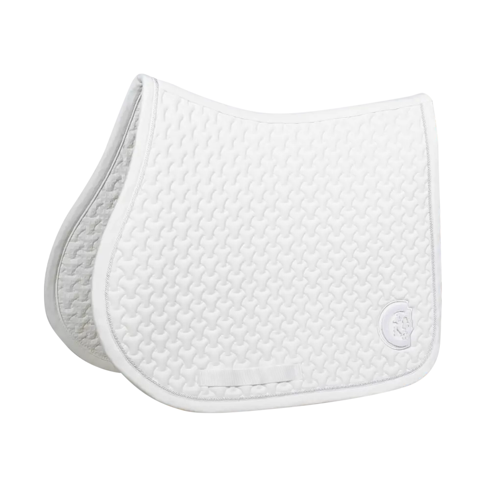 white jumping saddle pad