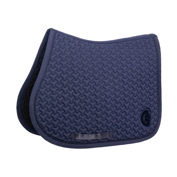 navy jumping saddle pad