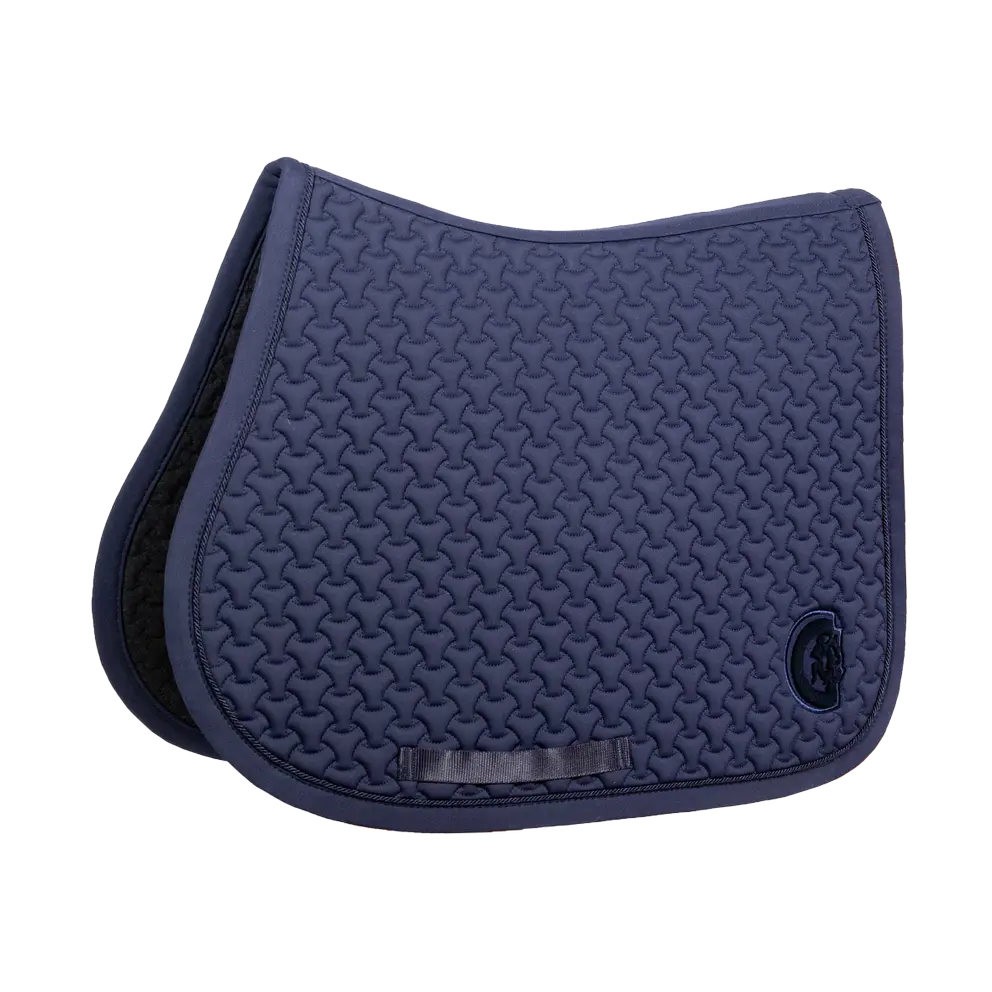 navy jumping saddle pad