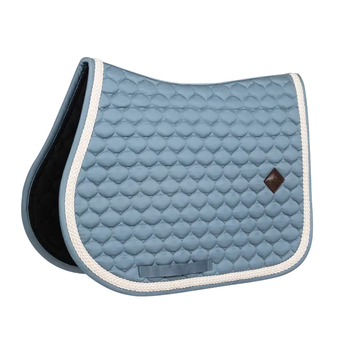 Light Blue jumping saddle blanket