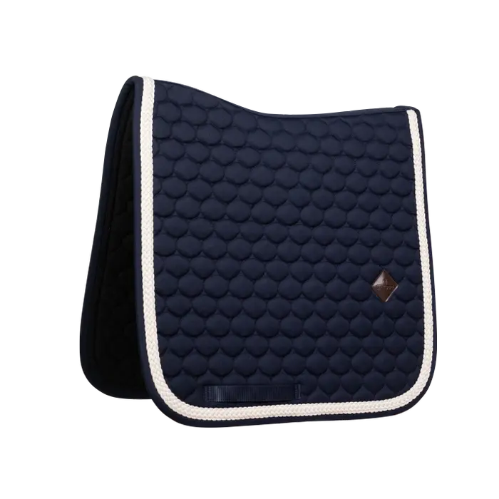 Dark navy dressage saddle blanket from Kentucky Horsewear