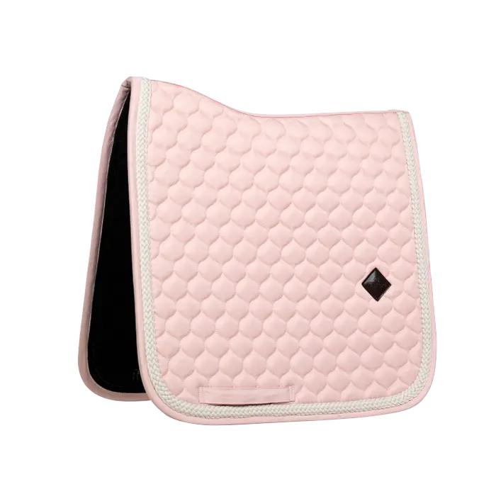 Light pink dressage saddle blanket