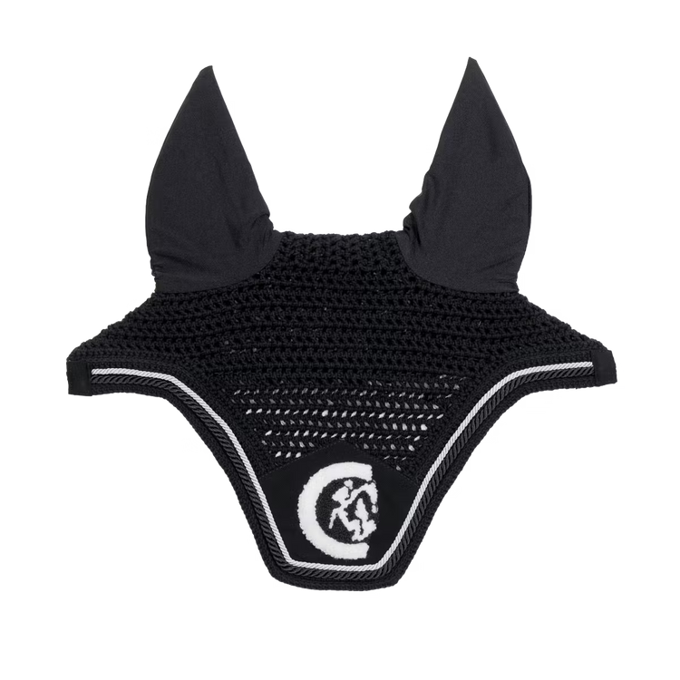 Horse fly veil with extended neck for secure fit