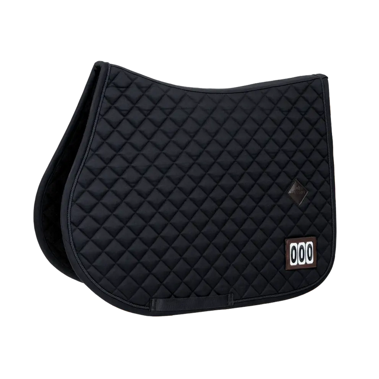 Elegant black saddle blanket