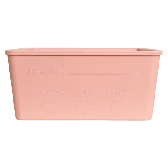 Grooming Deluxe feed container for horses
