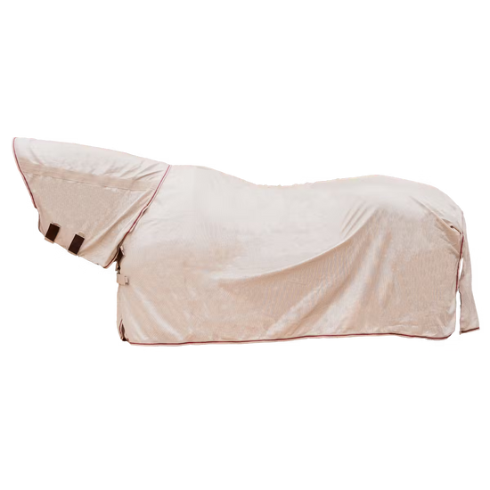 Horse fly sheet with detachable neck cover