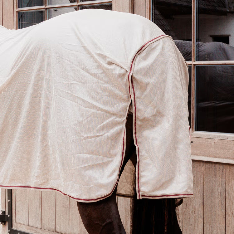 Lightweight breathable fly rug for summer turnout