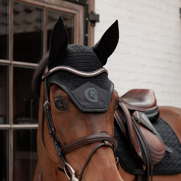 durable handmade fly veil for performance and style black