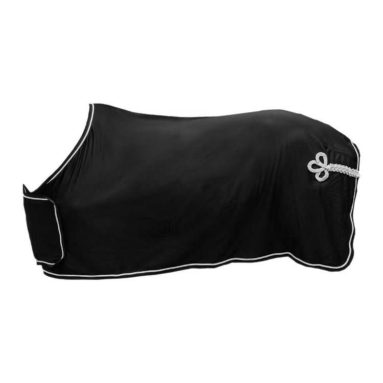 Horse fleece rug for award presentations black