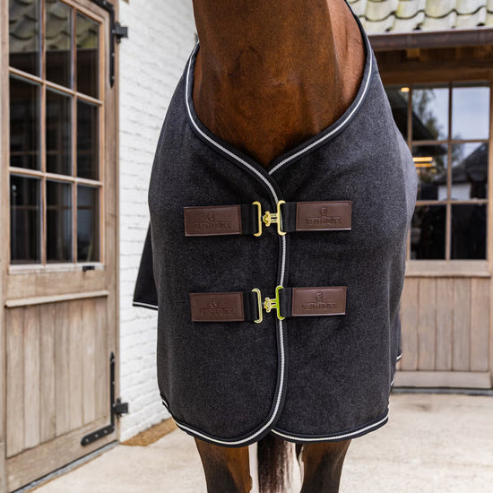 Kentucky fleece rug heavy melange moisture wicking