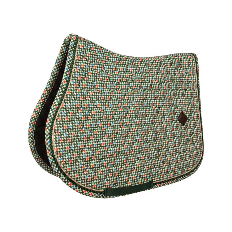 Luxury velvet horse saddle pad