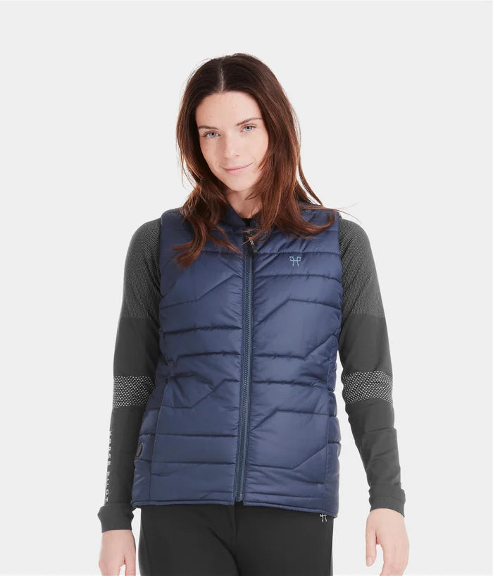 Navy heated vest