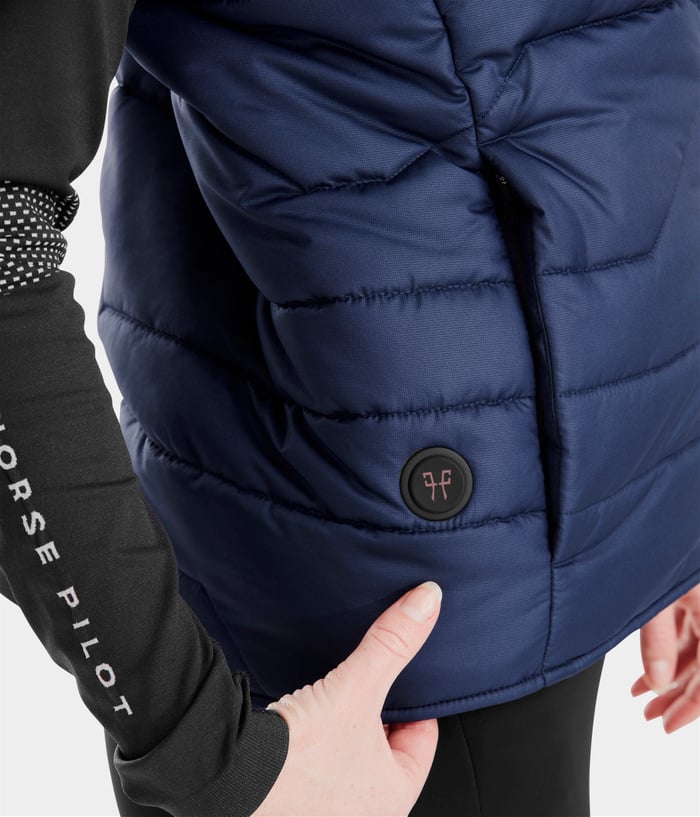 Equestrian heated body warmer