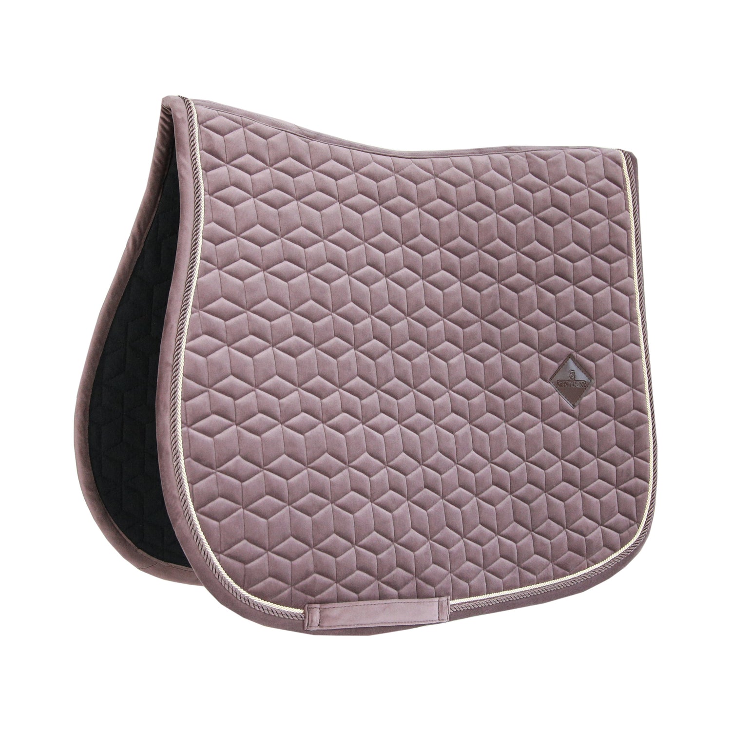 light purple velvet saddle pad