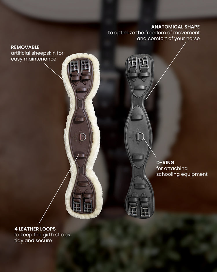 anatomic sheepskin short girth