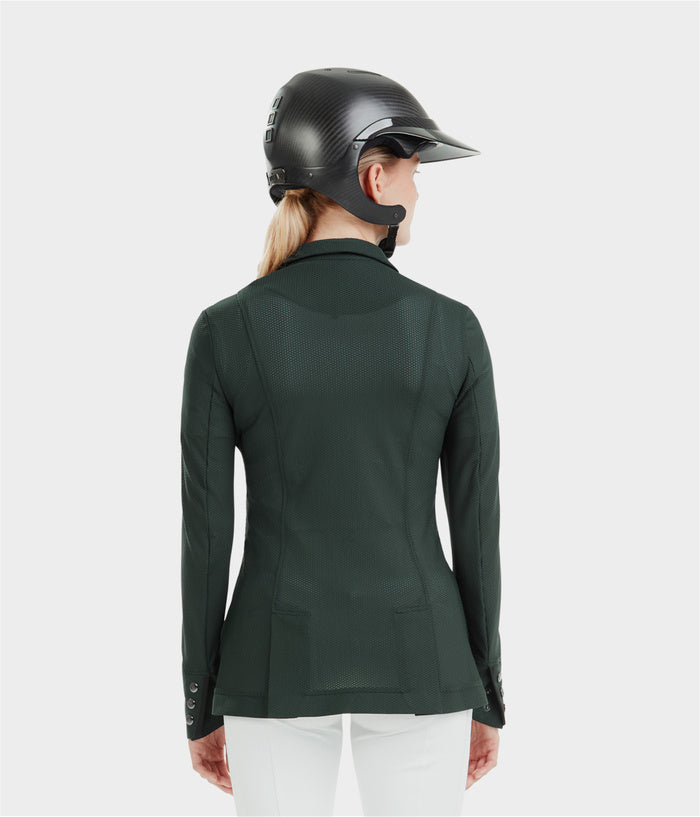 Mesh Show Jacket in dark green