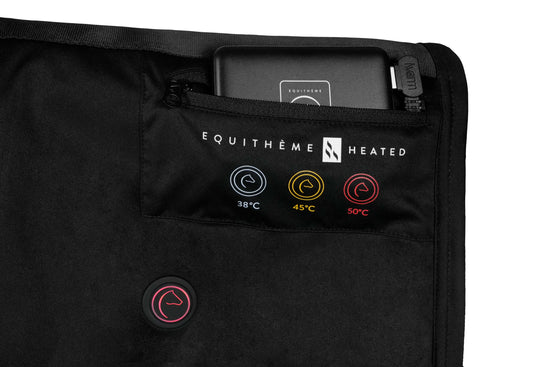 Horse therapy blanket with warming system for sore muscles