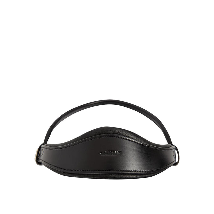 black horse bridle