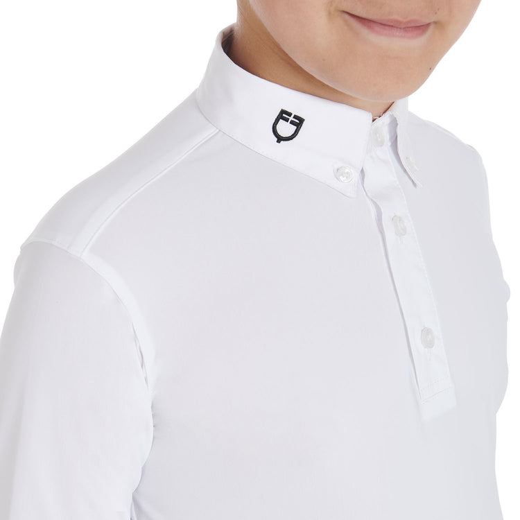 boys equestrian competition polo shirt