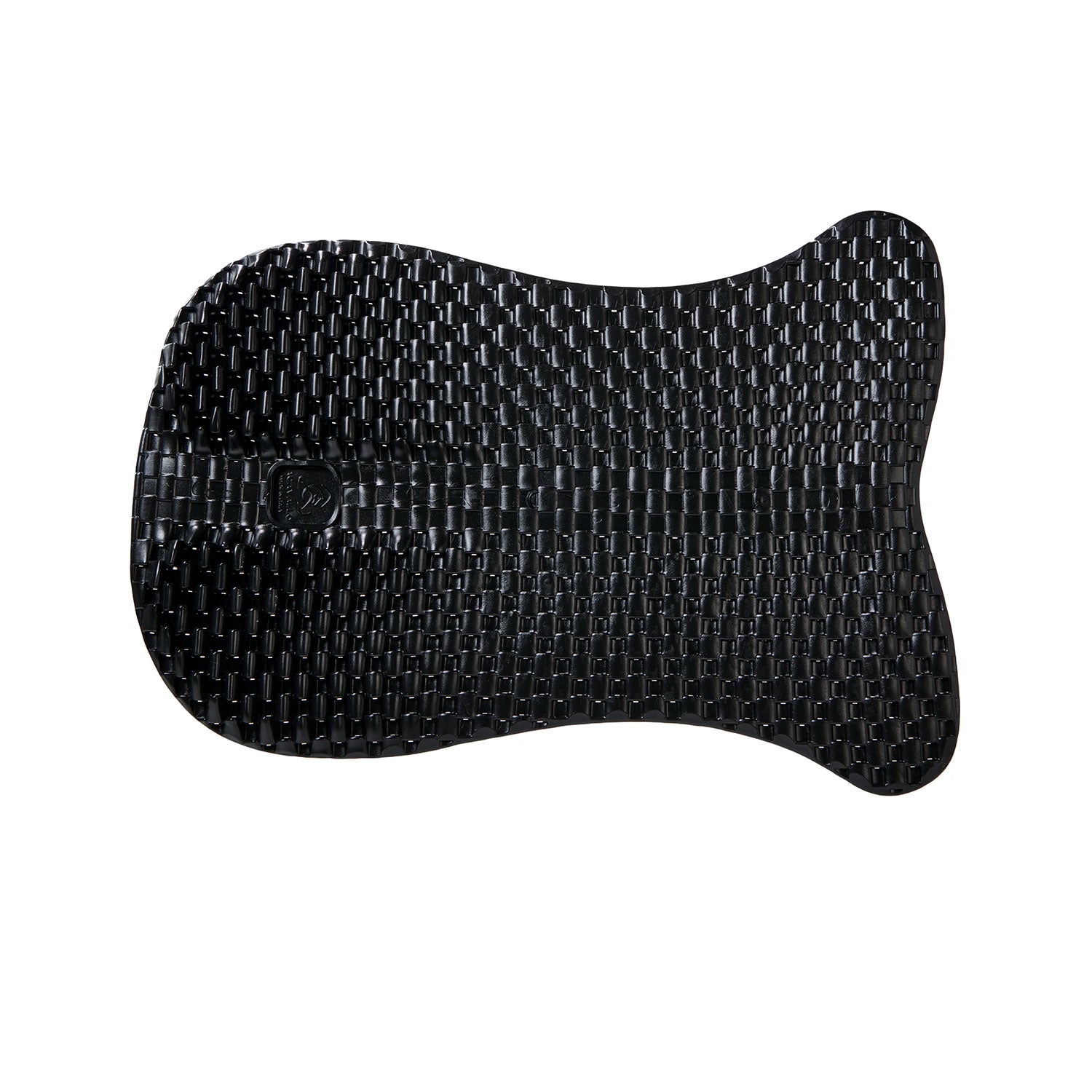 Breathable gel pad with back riser