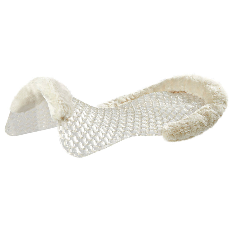 Gel pad with Artificial Sheepskin edging