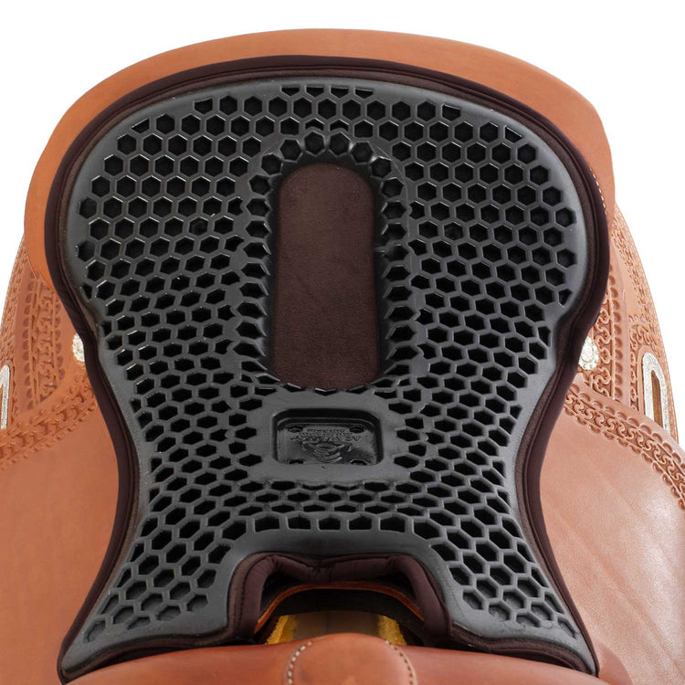 Sheepskin pad for western saddle