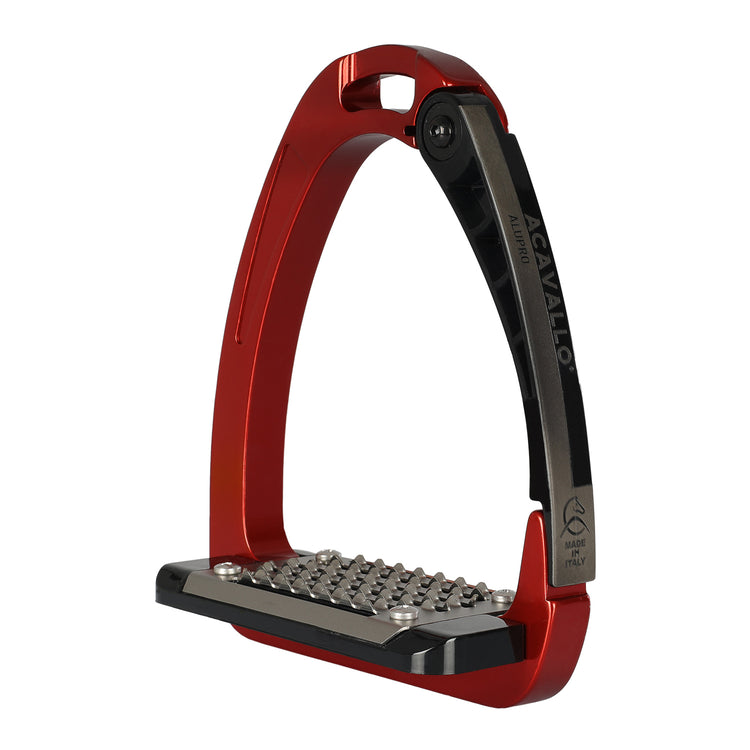 Acavallo stirrups red