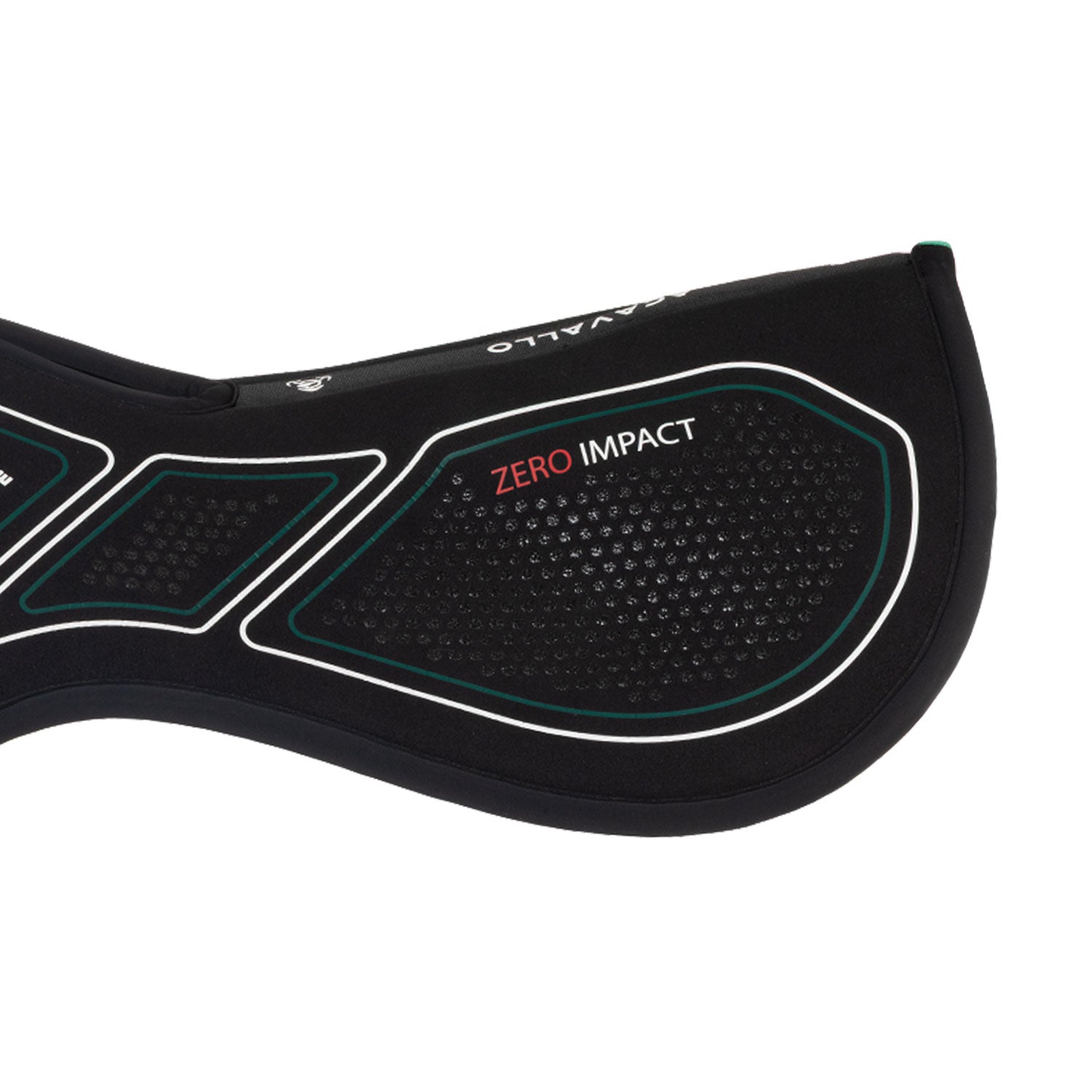 Acavallo Sublime ergonomic half pad with silicone grip