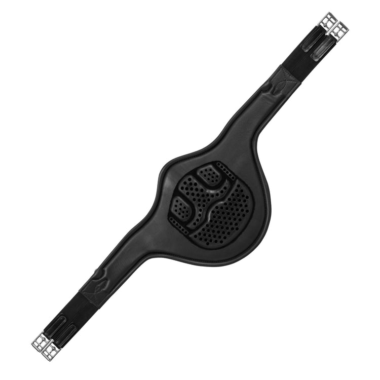 Black show jumping girth for horses