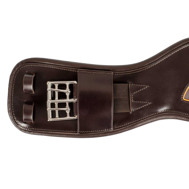 brown leather short girth