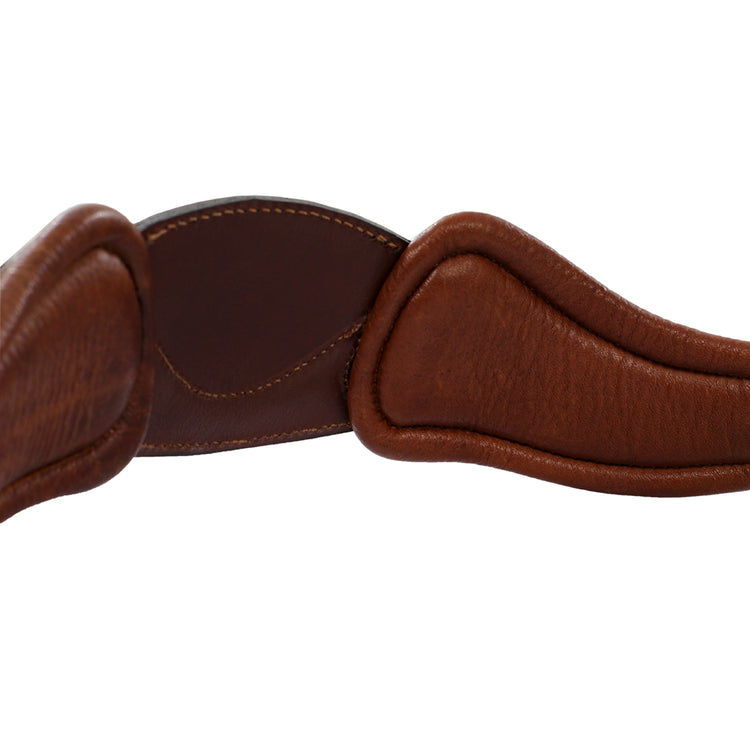 Light brown dressage bridle
