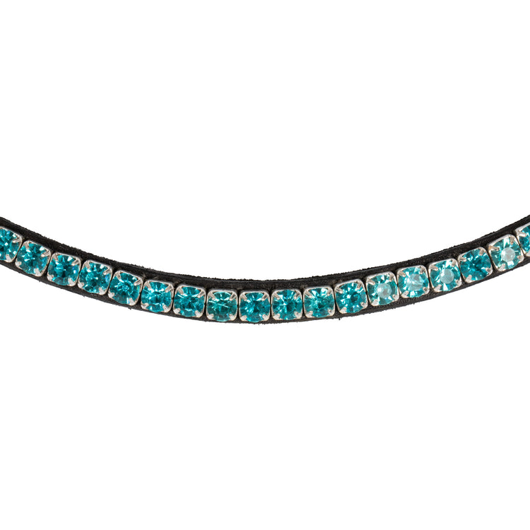 light blue crystal browband