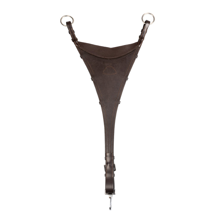 Durable riding martingale with stainless steel rings and hooks