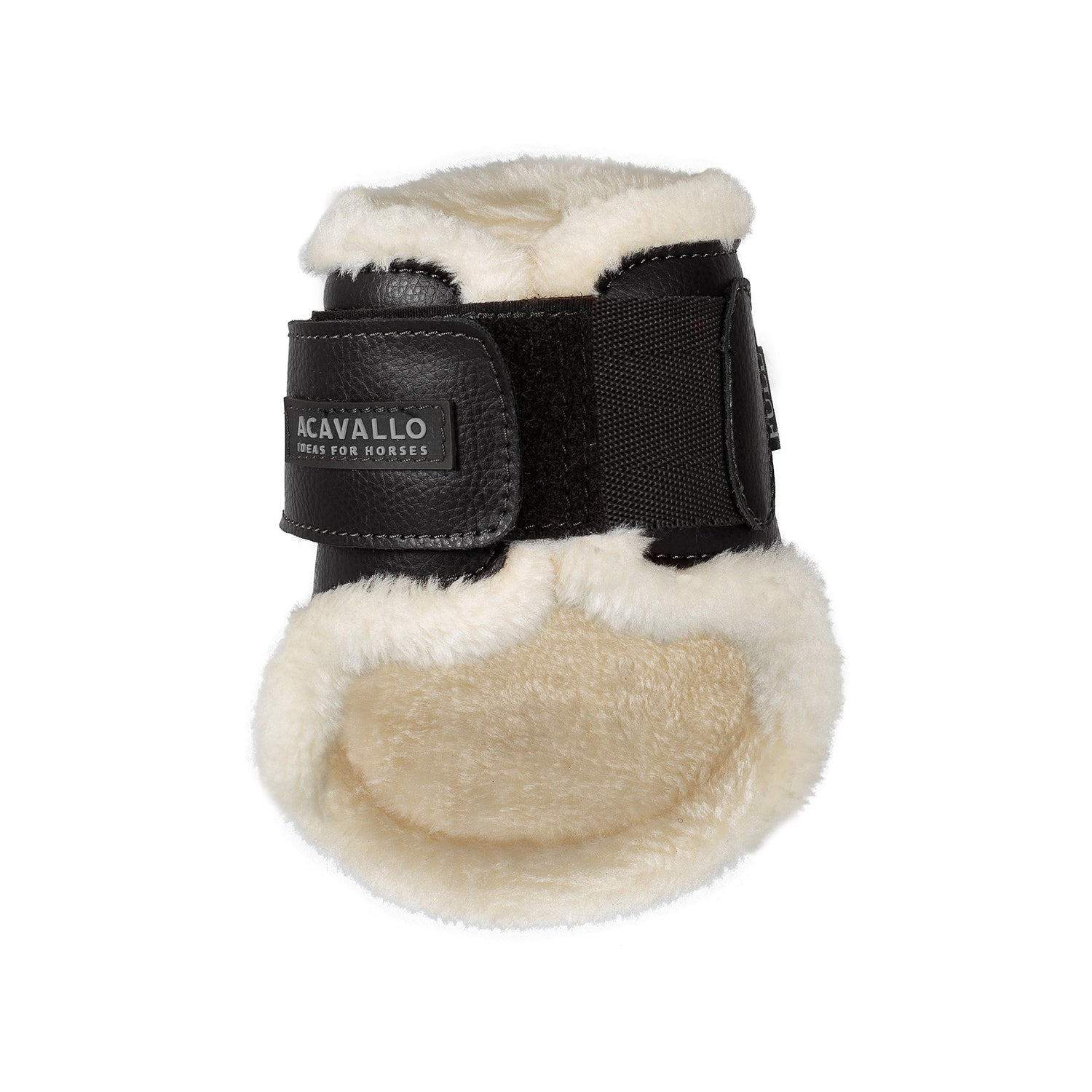 Leather fetlocks with fur
