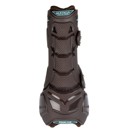Lightweight breathable tendon boots for jumping horses