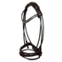 Dressage bridle with poll adjustment