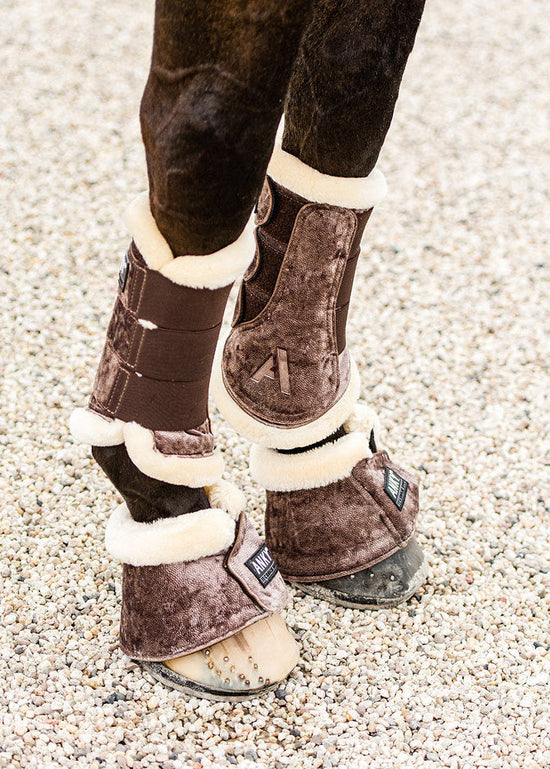 Anky Crystal Rose boots set