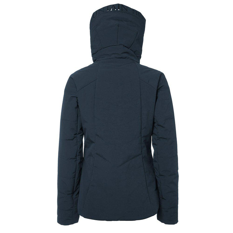 Equestrian winter coat with extra high collar