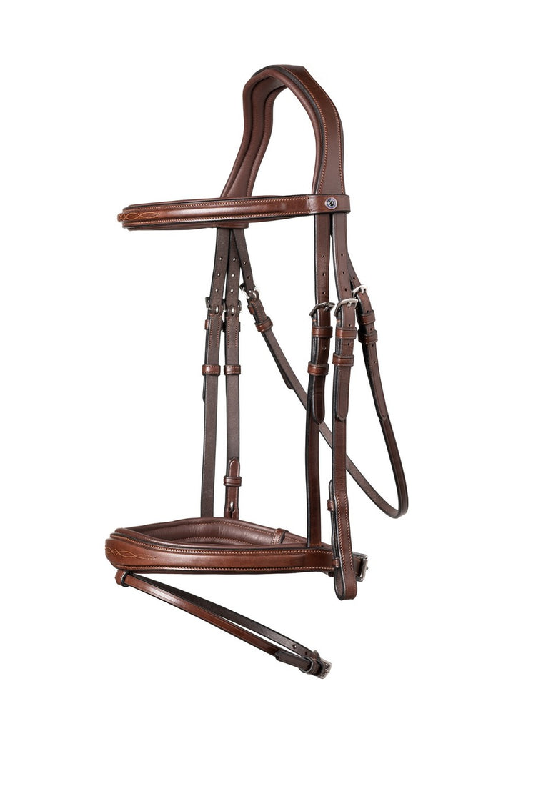 Trust bridle amsterdam brown silver