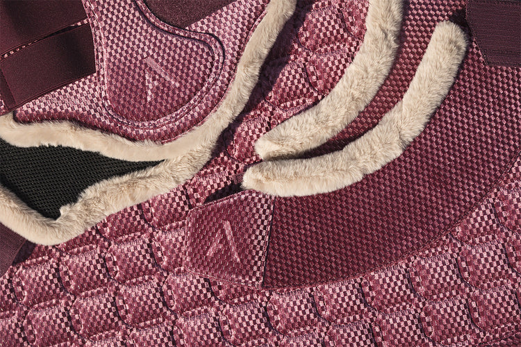 Anky Check Velvet Set Mauve
