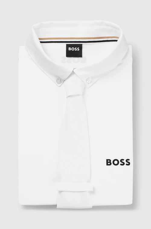 Equestrian white competition tie